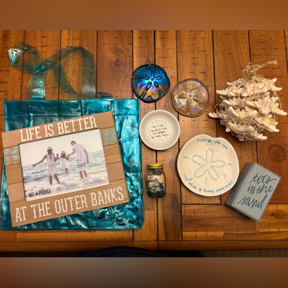 Beach-Themed set (Outer Banks-Real Shells)!
